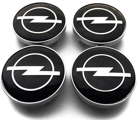 4 Stück Auto Radkappen für Opel Corsa D 3-Door 2011-2014 60mm, Zubehör für Radnaben Felgendeckel Schmücken Zubehör Schnappinstallation