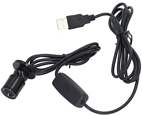 5 V Mini Spot Lights, USB Dimmable LED Spotlight Helles Kleines Scheinwerfer mit 6,6 Fuß Kabel für Schaufenster, Schmuckschrank, Regale, Veranda (Light 4000k)