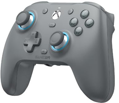 GameSir G7 SE Mando con Cable para Xbox Series X|S, Xbox One & Windows 10/11, Plug and Play Gamepad para Juegos con Joysticks de Efecto Hall, Conector de Audio de 3,5 mm (Gris)