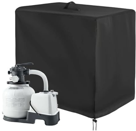 Cubierta Depuradora Piscina, Cubierta para Bomba de Piscina, a Prueba de Polvo, Impermeable, Protección UV, Cubiertas de Filtro de Piscinas