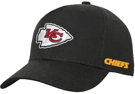 NFL Kids Youth 8-20 Official Primary Logo Wordmark Adjustable Snapback Hat Cap One Size