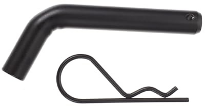 Perno di Bloccaggio per Gancio Traino Ferro Nero 5/8 | Rivestimento Resistente, per Pickup e Traino Rv, 2 Pezzi, Installazione Rapida, Uso su Supporto Merci