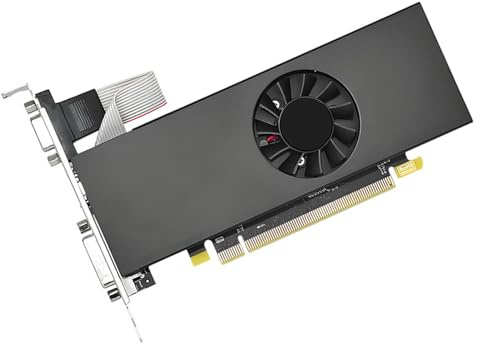 Jectse 8G DDR5-Grafikkarte, 128-Bit-Low-Profile-Grafikkarte, 1183-MHz-PC-GPU mit HD-Multimedia-Schnittstelle, DVI-Anschluss für den Betrieb, Computer- mit Geringem Stromverbrauch