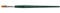 Escoda Barroco Series 1570 Artist Watercolor & Acrylic Paint Brush, Synthetic Gold Taklon Filament, Angle, Size 10