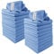 Microfibre Cleaning Cloths, 40cm x 30cm - Pack of 20, Blue Cloths, Machine Washable, Polishing, Waxing & Dusting Cloth, Lint-Free, Kitchen Towel, Car Cleaning, Microfiber
