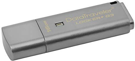 Kingston Data Traveler Locker + G3 (DTLPG3/16GB) USB 3.0 Protection des données personnelles avec sauvegarde automatique dans le cloud