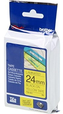 Brother original - Brother P-Touch P 750 Series (TZE-S651) - P-Touch Farbband schwarz auf gelb - 24mm x 8m