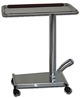 GiMa 27455 Mayo Tisch Hydraulikpumpe, Stahl Boden 70 cm L x 45 cm B x 1,8 cm H
