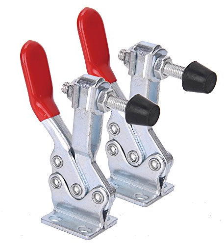 Accessbuy 2 pz 226,8 kg strumento manuale morsetto a sgancio rapido orizzontale morsetto