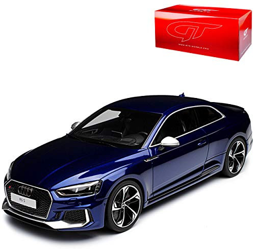 GT-Spirit A-U-D-I A5 RS5 F5 II Coupe Blau 2. Generation Ab 2016 Nr 062 1/18 Modell Auto mit individiuellem Wunschkennzeichen