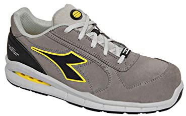 Diadora Run Net Airbox Low S3 SRC, Scarpe da Ginnastica Uomo, Wind Gray Wind Gray, 45 EU