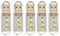 maidodo 5PCS Mini Portable USB Veilleuse DC 5V 5730 SMD 3leds Bureau Livre Lampes de Lecture pour PC Ordinateurs Portables Ordinateur Mobile Puissance Camping lampe (Blanc froid, 3leds)
