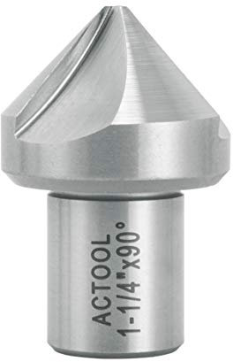 ACTOOL HSS Kegelsenker 3,8 cm Durchmesser mit 1,9 cm Weldon-Schaft