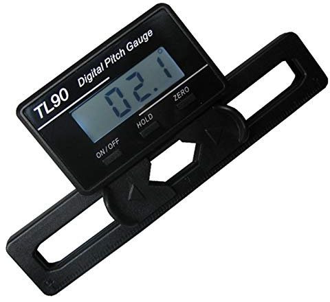 MOVKZACV Digitales Pitchlehre, RC Hubschrauber Logger Gauge Schraube Pitch, LCD Digital Pitchlehre RC Heli Logger Gauge