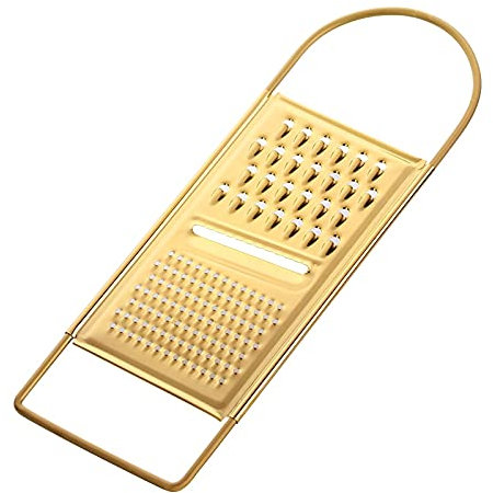 Cheese Grater Multifunctional Kitchen Gadgets Grater Potato Fruit Slicer Peeling, Scraping Vegetables and Cutting Grater (Color : Golden)