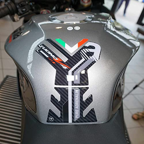 labelbike - 3D Harz Tankpad Aufkleber Motorradschutz und Dekoration Tank kompatibel mit Aprilia Tuono V4 1100 2021-2025