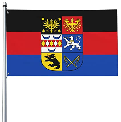 Ostfriesland Flagge Mit Wappen.0.2 Flagge 3x5 Fuß Terrasse Garten Rasen Willkommen Dekoration Banner Indoor Home Party Fahnen