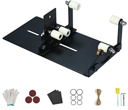 Wisecoco Glass Bottle Cutter Tool - 19-Piece Set for DIY Handicraft, Cutting Round and Square Bottles