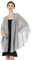 BEAUTELICATE Chiffon Schal Stola Bolero Damen Für Abendkleid Festlich Hochzeit Braut Frühling Sommer Jacke (Silbergrau, Einheitsgröße)