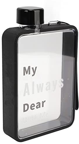 Borraccia Piatta Nera Bottiglie D'acqua Sottili Borraccia Piatta Compatta Per L'idratazione Brocca D'acqua Sottile Portatile Borraccia Nera Aerodinamica Per Sport Campeggio Palestra Fitness All'aperto