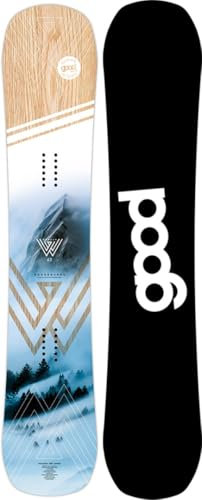 GOODBOARDS Wooden Wide Snowboard 2024,162W