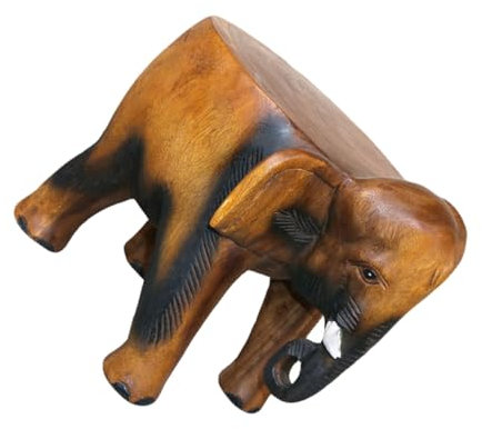Homoyoyo 1pièce Tabouret Bois Massif Éléphant Repose Non-antidérapant Pour Bureau Et Maison Pratique Et Élégant Hauteur Idéale Pour Changer De Chaussures Et Détendre