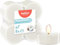 Bolsius True Scents – 8 Teelichter Maxi Duft – Fresh Cotton – Lange Brenndauer von 8 Stunden – Kerze für den Innenbereich – Natürliche Extrakte – Veganes Wachs – Ohne Palmöl