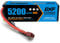 DXF 1 Pack 3s Lipo Battery Pack with 5200 mAh, 11.1 V, 80C Discharge, Lipo 3s Deans/T - Lipo Battery Perfect for RC Vehicles such as HPI, Axial and More - Includes Passport Guarantee with