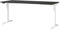 Lomadox Büromöbel Schreibtisch 180cm, elektrisch stufenlos höhenverstellbar 72-120cm, Graphit