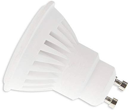 Vonhoff GU10 LED Lampe 10W warmweiß dimmbar - Leuchtmittel 1000lm mit mattem Frontglas 230V aus Keramik Birne