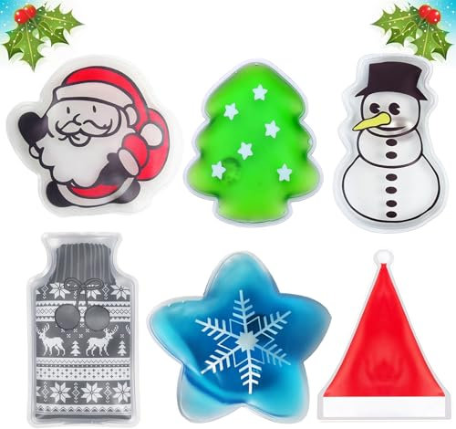 Booaee 6PCS Taschenwärmer Kinder,Set Taschenwärmer wiederverwendbar Handwärmer Taschenwärmer Knicken Hand Wärmer Taschenwärmer Weihnachten Handwärmer Warme Finger im Herbst Winter