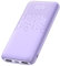 WIXLI Portable Charger, 10000mAh Slimmest Power Bank, Dual USB Battery Pack, High Speed Portable Phone Charge for iPhone 15 14 13 12 11 Pro Samsung S22 S21 Google AirPods and More(Purple)