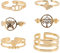 VALICLUD 6st Offener Ring Verstellbare Ringe Aus Titanstahl Verstellbare Offene Ringe Paargeschenk Verstellbare Ringe Für Damen Damenringe Damen Ringe 18k Ringe Stahl Golden