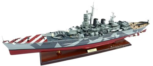 FMOCHANGMDP Roma Battleship Royal Italian Navy Maquette de Porte Avions Echelle 1/700, Jouets et Cadeaux pour Adultes, 13,4 x 2,3 Pouces
