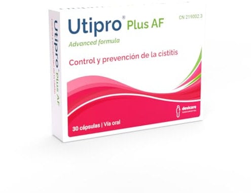 Utipro Plus AF - Tratamiento No Antibiótico - Control y Prevención de las Infecciones del Tracto Urinario – 30 cápsulas