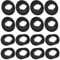 8 Pairs Ear Buds Replacement Tips Suitable for Samsung Galaxy Buds Live, Small & Large Silicone Replacement Tips SM-R180 Bluetooth Headset Silicone Cover (Black)