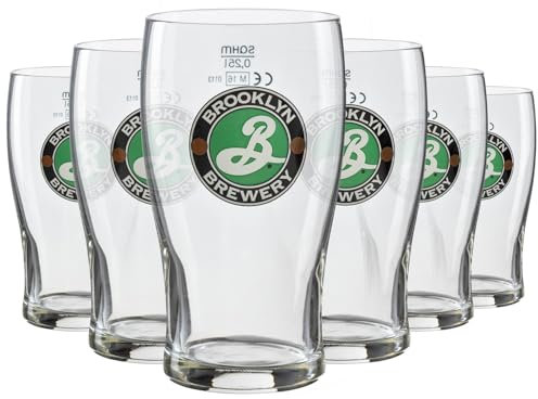 Brooklyn 0,25l Geeicht Tulip Becher | Eleganter Bierbecher für Bierliebhaber | perfektes Design für Craft Beer & Köstlichkeiten, robust und stylisch, ideal für zu Hause & die Gastronomie