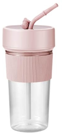 Folpus Frullatore per Succhi Elettrico, a Immersione, per Frutta E Palestra, Rosa