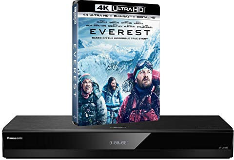 MULTIREGION Blu-ray Player Compatible with Panasonic DP-UB820 MultiRegion for DVD Blu-ray Region B - DVD Regions 1-8 - Bundle Including Everest 4K UHD Disc