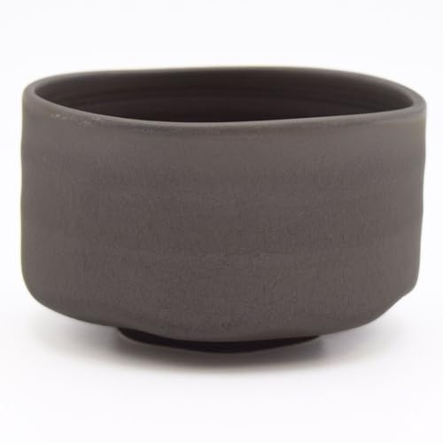 Ceramic Matcha Bowl Chawan Matcha Bowl 21.1 oz 620ml Charcoal Gray