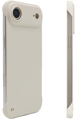 FAOMSEBS Randlose Schutzhülle für iPhone Air (Gefühl von bloßem Metall) [Ultradünn wie ohne Hülle] Antishock Schutzhülle für iPhone Air Cover mit schneller Wärmeableitung 6,5 Zoll 2025