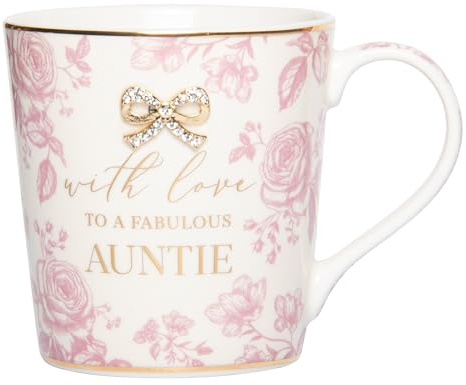 Lesser & Pavey Madelaine Auntie Mug 350ml | Coffee, Tea & Hot Drinks, Fine China, Daily Use, Practical Drinkware, Gifts For Women & Men