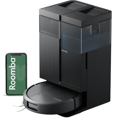 iRobot Roomba® Plus 516 Combo robot aspirapolvere lavapavimenti, 22.000 Pa | Con stazione AutoWash™ autosvuotante lavaggio mop estensibili ruotanti a 75°C e asciugatura a caldo, ClearView™ LiDAR bianco