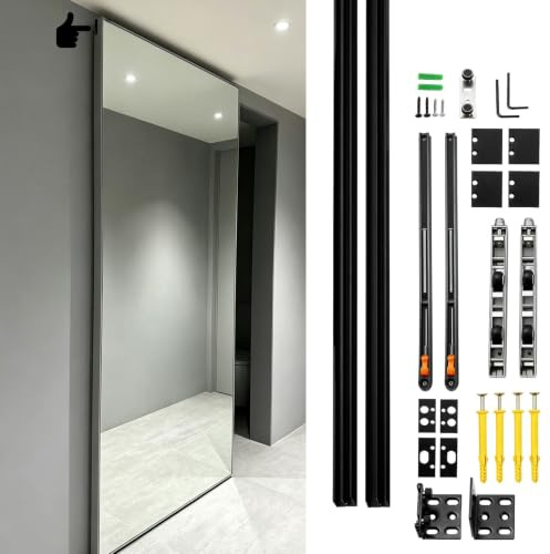 binario per porta scorrevole Binario Invisibile per Porta Scorrevole A Specchio