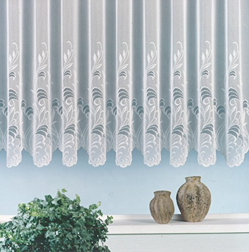 heimtexland Jacquardstore, Gardine, Vorhang, weiß, Verschiedene Größen Typ559, 220x450 cm