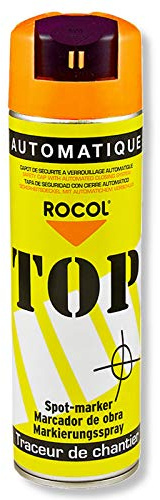 TOP Markierungsspray Rocol - ORANGE - 500ml-Farbdose - Farbspray - Markierspray - Markierungsfarbe - Forstspray - Forstfarbe