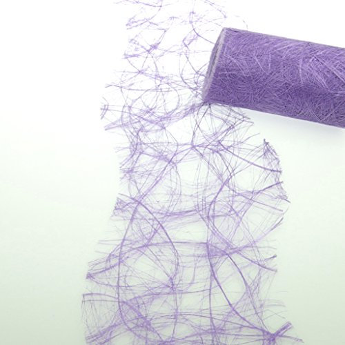 Deko AS GmbH Sizoweb Tischband Wellenschnitt Lavendel ca. 12,5 cm Rolle 25 Meter 64W 006-R