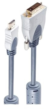 Shiverpeaks HDMI auf DVI-D Kabel, 1m, 2x Ferrit, vergoldete Kontakte
