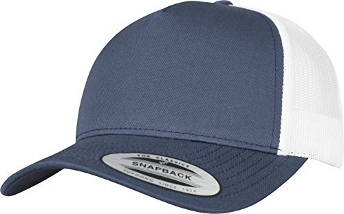 Flexfit Unisex 5-panel retro trucker 2-tone kasket Kape, nvy/Wht, Einheitsgröße EU