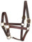 Tack Shack von Ocala Leder Mini, Fütterset Größe Horse Halfter, braun mit Massivem Messing-Hardware